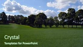  Presentation with rural - Presentation theme having gramin es - norwegian rural landscape with wheat background and a tawny brown colored foreground