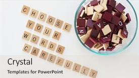  Presentation with bowl - Theme enhanced with grammar - bowl with letters words background and a lemonade colored foreground