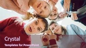  Presentation with grammar - Colorful theme enhanced with grammar - funny students and teacher backdrop and a tawny brown colored foreground