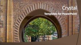  Presentation with history muslim - PPT theme consisting of granada of spain wine background and a violet colored foreground