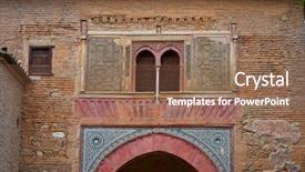  Presentation with history muslim - Cool new slide deck with granada of spain wine backdrop and a violet colored foreground