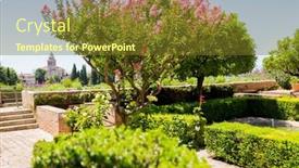  Presentation with granada - Audience pleasing PPT theme consisting of granada-spain-august-12-2021 backdrop and a tawny brown colored foreground