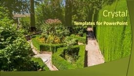  Presentation with granada - Colorful slide set enhanced with granada-spain-august-12-2021 backdrop and a tawny brown colored foreground