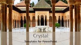  Presentation with lions - Slide deck having granada-spain-march-11-2013 background and a  colored foreground