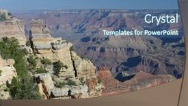  Presentation with grand canyon - Amazing slide set having grand canyon - arizona united states backdrop and a ocean colored foreground