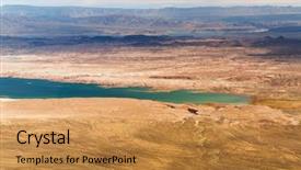  Presentation with helicopter - Colorful presentation theme enhanced with grand canyon and lake mead backdrop and a  colored foreground