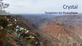  Presentation with architecture sheikh zayed grand mosque - PPT layouts enhanced with grand canyon with snow traces background and a sky blue colored foreground