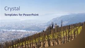  Presentation with vineyard - Presentation theme with grand-cru-vineyard-and-chapel and a sky blue colored foreground