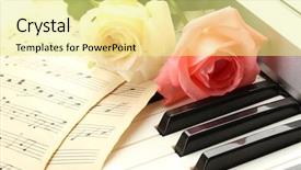  Presentation with piano keyboard - Audience pleasing PPT layouts consisting of election - flag of czech republic backdrop and a teal colored foreground