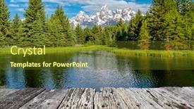  Presentation with teton - Audience pleasing PPT layouts consisting of grand-teton-mountains-from-schwabacher backdrop and a tawny brown colored foreground