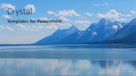  Presentation with teton - Theme consisting of grand-teton-national-park-wyoming background and a light blue colored foreground