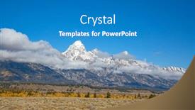  Presentation with teton - PPT theme enhanced with grand-teton-national-park-wyoming background and a teal colored foreground