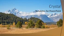  Presentation with teton - PPT layouts featuring grand-teton-national-park-wyoming background and a light blue colored foreground