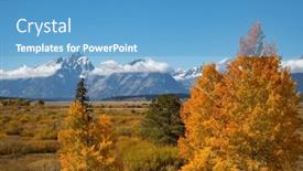  Presentation with teton - PPT theme consisting of grand-teton-national-park-wyoming background and a teal colored foreground