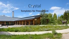  Presentation with teton - Colorful slide set enhanced with grand-teton-national-park-wyoming backdrop and a light blue colored foreground