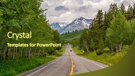  Presentation with teton - Audience pleasing presentation design consisting of grand teton national park backdrop and a tawny brown colored foreground