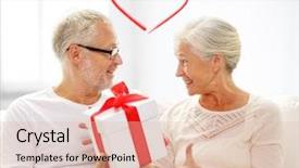  Presentation with christmas holidays - Cool new presentation theme with grandparents day - family holidays christmas age backdrop and a lemonade colored foreground