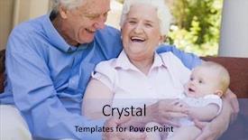  Presentation with grandparents day - Amazing slides having grandparents outdoors on patio backdrop and a light blue colored foreground