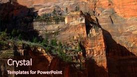  Presentation with tree sky trees green - PPT layouts having granduer - cliffs with red canyons background and a wine colored foreground