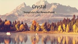  Presentation with wyoming - PPT theme enhanced with grandwater - autumn in grand teton national background and a lemonade colored foreground