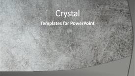  Presentation with tie - Presentation theme with granite - grey texture of marble tie background and a gray colored foreground