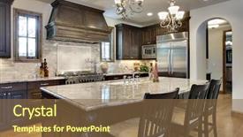  Presentation with granite - Audience pleasing presentation theme consisting of granite - kitchen with close up near backdrop and a tawny brown colored foreground