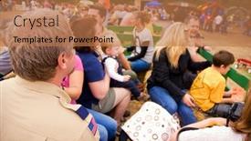  Presentation with leaders - Beautiful presentation design featuring granite-bay-california-usa-october backdrop and a coral colored foreground