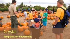  Presentation with scouts - Beautiful presentation design featuring granite-bay-california-usa-october backdrop and a red colored foreground