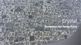  Presentation with granite - Presentation design featuring granite-cobblestoned-pavement-background background and a gray colored foreground
