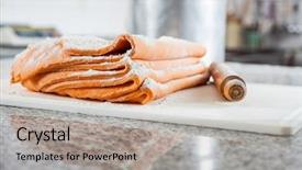  Presentation with granite - Amazing theme having granite counter tops - closeup of folded ravioli pasta backdrop and a light gray colored foreground