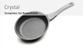  Presentation with granite - Audience pleasing slides consisting of granite-fry-pan-isolated backdrop and a white colored foreground