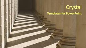  Presentation with granite - Presentation theme consisting of legion honor - granite pillars with shadow light background and a tawny brown colored foreground