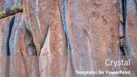  Presentation with spirit - Amazing slide set having granite-rock-formation-in-vedauwoo backdrop and a coral colored foreground