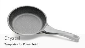  Presentation with granite - Slide set enhanced with granite-stone-non-stick-frying background and a white colored foreground