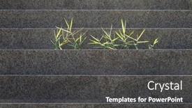  Presentation with granite - Presentation design having granite-stone-staircase-with-blades background and a  colored foreground
