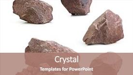  Presentation with granite - Cool new slide set with granite stones rocks set isolated backdrop and a coral colored foreground