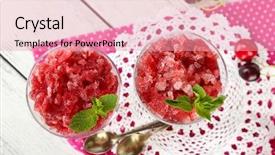  Presentation with cherry bloosom - Amazing PPT layouts having granitz - closeup of cherry granita backdrop and a  colored foreground