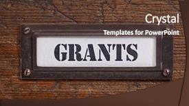  Presentation with cabinet - Beautiful PPT layouts featuring grants - file cabinet label bronze backdrop and a  colored foreground