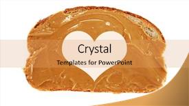  Presentation with peanut butter - Theme featuring grape or raspberry jelly background and a yellow colored foreground