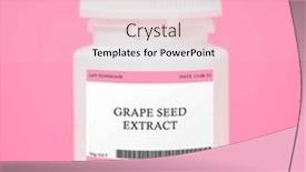  Presentation with seed - Presentation theme having grape-seed-extract-contains-antioxidants background and a  colored foreground