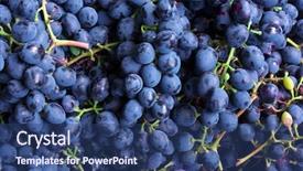  Presentation with plain colors gray texture cloth - Presentation theme with grape texture element of design background and a  colored foreground