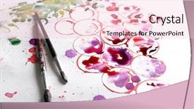  Presentation with cork - Beautiful theme featuring help jam - grapes painted with wine cork backdrop and a lemonade colored foreground