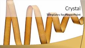  Presentation with color - Audience pleasing presentation consisting of graph line of color ribbon backdrop and a white colored foreground