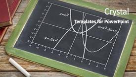  Presentation with slate - Audience pleasing PPT layouts consisting of graph of quadratic functions parabola backdrop and a dark gray colored foreground