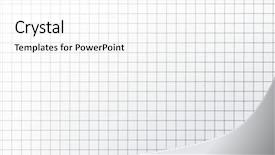  Presentation with square - Cool new PPT theme with graph paper background with highlight backdrop and a white colored foreground
