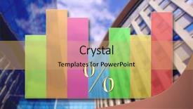  Presentation with rise - Presentation with graph showing rise in profits background and a yellow colored foreground