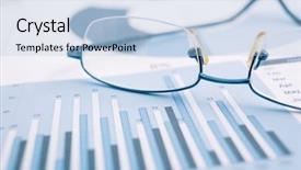  Presentation with finance - Presentation enhanced with graph theory - business presentation with finance chart background and a light blue colored foreground