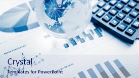  Presentation with theory - PPT theme with graph theory - business presentation with glboe background and a sky blue colored foreground