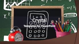  Presentation with theory - Amazing slide set having graph theory - digital composite of desk foreground backdrop and a dark gray colored foreground