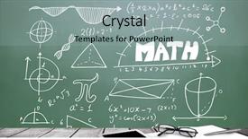  Presentation with math graph - Beautiful slide set featuring graph theory - digital composite of desk foreground backdrop and a light gray colored foreground